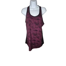 Lucy Activewear Tank Top Racerback Athletic Purple Black Size M/M
