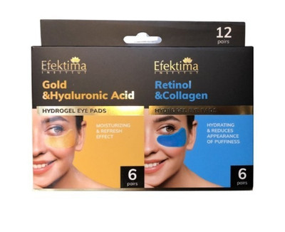 Efektima Instytut Hydrogel Eye Pads Masks Eye Patches 6 + 6 pairs NEW