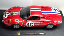1972 Ferrari Dino 246 Gt Nart Le Mans 118 Hot Wheels Elite Red Diecast Car 1972 Ferrari Dino 246 Gt Nart Le Mans 118 Hot Wheels Elite Red Diecast Car
