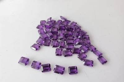 10CT Natural Brazilian Amethyst Purple Color VVS1 Clarity gemstone 10pc Lot
