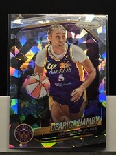 2025 Panini Prizm WNBA #39 Dearica Hamby Ice Prizms