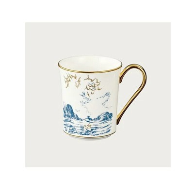 Noritake Moomin Papa Going To The Sea Mug Cup Gold Gift NEW CBP