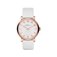 Marc Jacobs MBM1283 Baker Quartz Watch Men Women 36mm 50M Waterproof