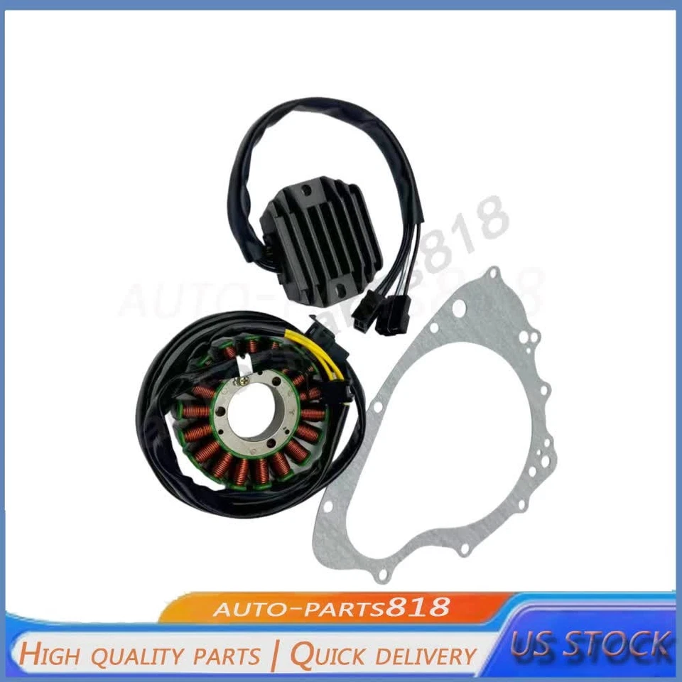 NEW Fits Suzuki GS500F 2004-2009 Generator Stator Regulator Rectifier Gasket Set - Imagem 3 de 4