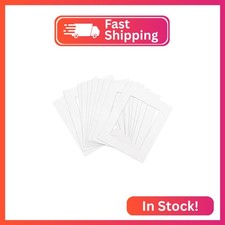 uxcell 3.9" x 5.9" Picture Mat, Core Bevel Cut Frame Mattes for 3" x 4.5" Photos