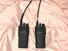 Lot of 2 Motorola Radius CP200 radios untested model AAH50RDC9AA1AN