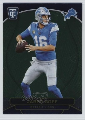 2024 Panini Totally Certified Mirror Neon Green 55/99 Jared Goff #26 6q5