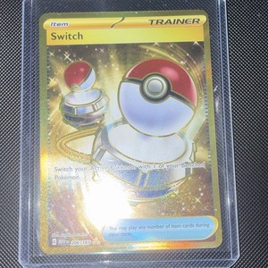 gold switch pokemon card price Switch (163 Secret Rare)/160