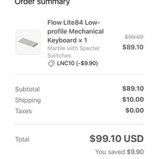 Lofree Flow Lite Mechanical Keyboard - Low Profile, 84 Keys