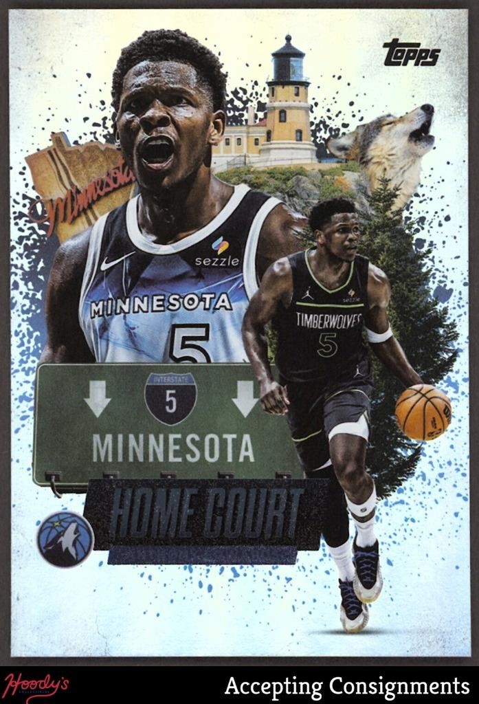2025-26 Topps Home Court #HCA3 Anthony Edwards SP TIMBERWOLVES