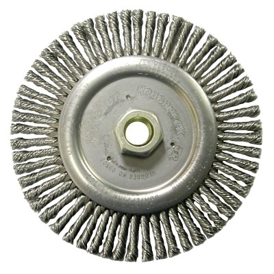 Roughneck  Stringer Bead Wheel, 6 in dia x 3/16 in Face W x 5/8 in-11 UNC x
