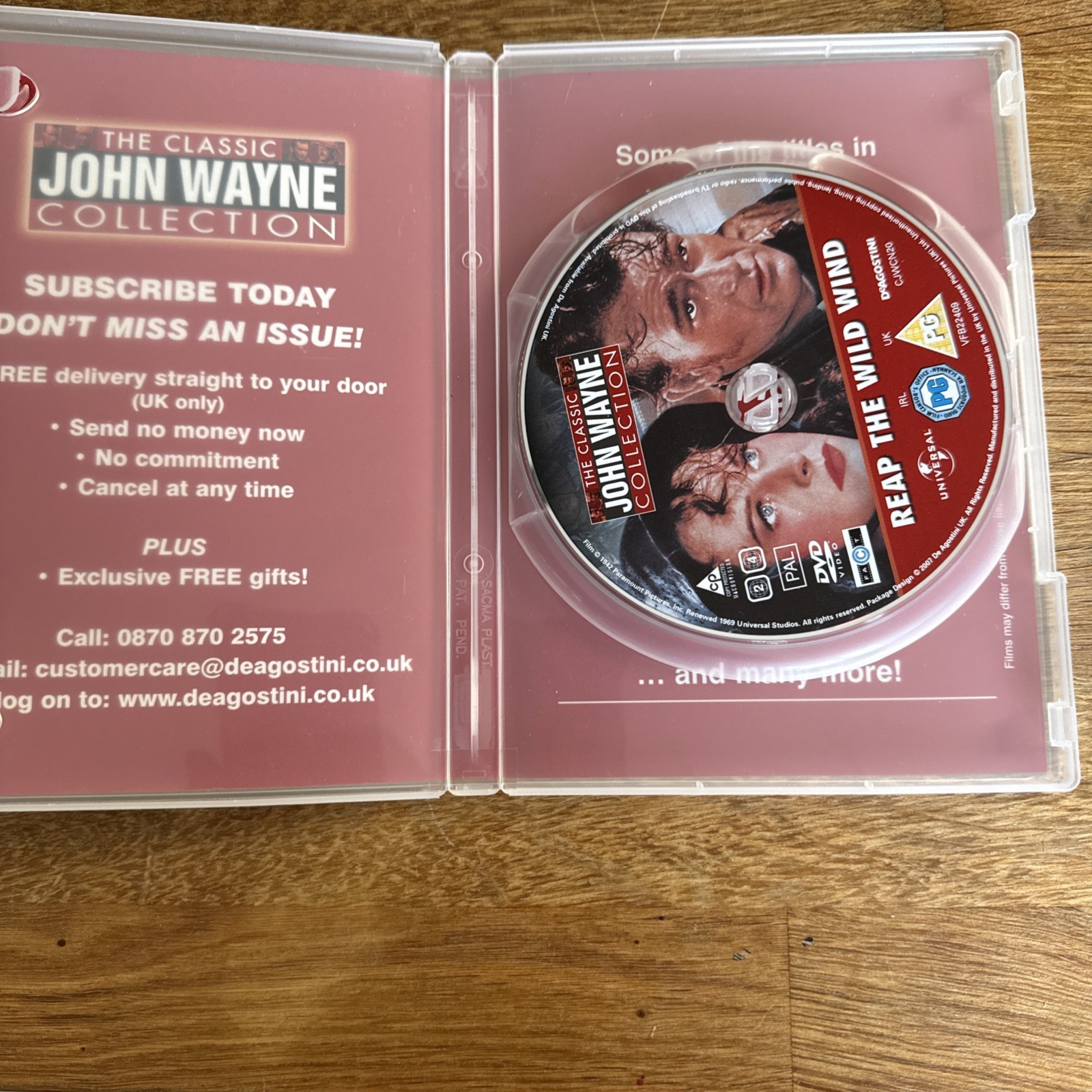 REAP THE WILD WIND - DVD - THE CLASSIC JOHN WAYNE COLLECTION - DeAGOSTINI image 4