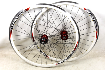 Pair White 700c Fixie Flip Flop Wheels Sealed Bearing Hubs