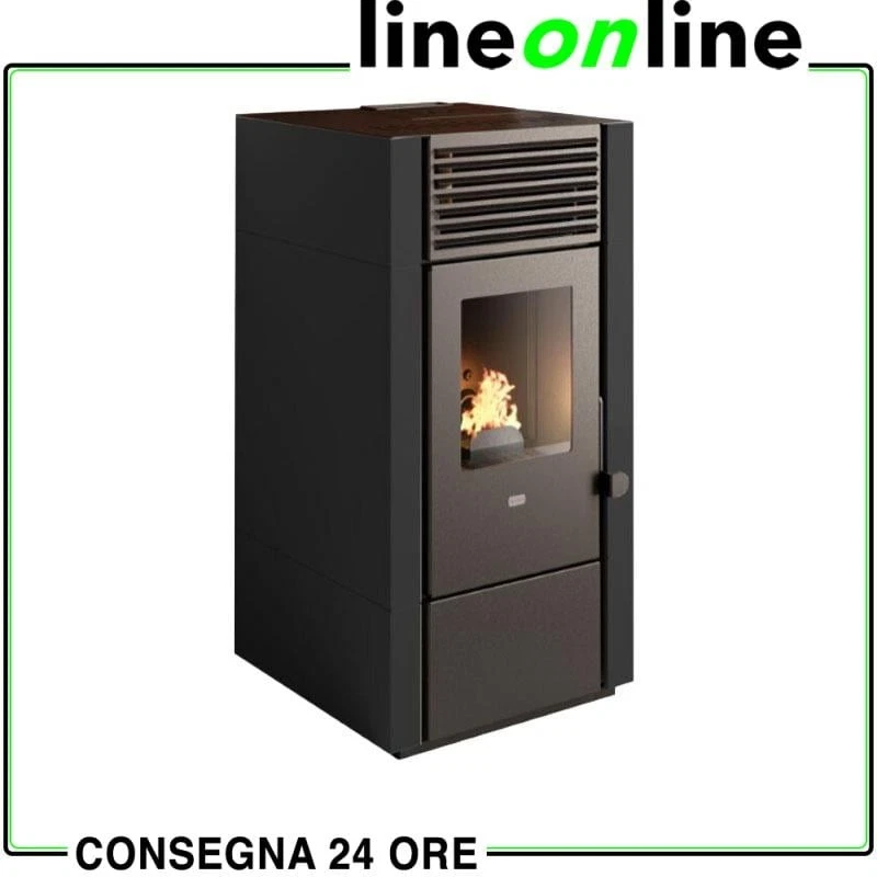 Stufa a pellet Eva Calor Poly 9,5 kW - Immagine 4 di 4