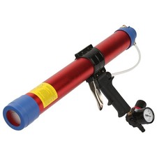 600ml Soft Glue Air Gun Pneumatic Hand Tool With Speed Gauge For Architectural