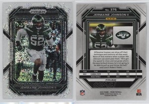 2022 Panini Prizm Rookies White Sparkle Jermaine Johnson II #375 Rookie RC