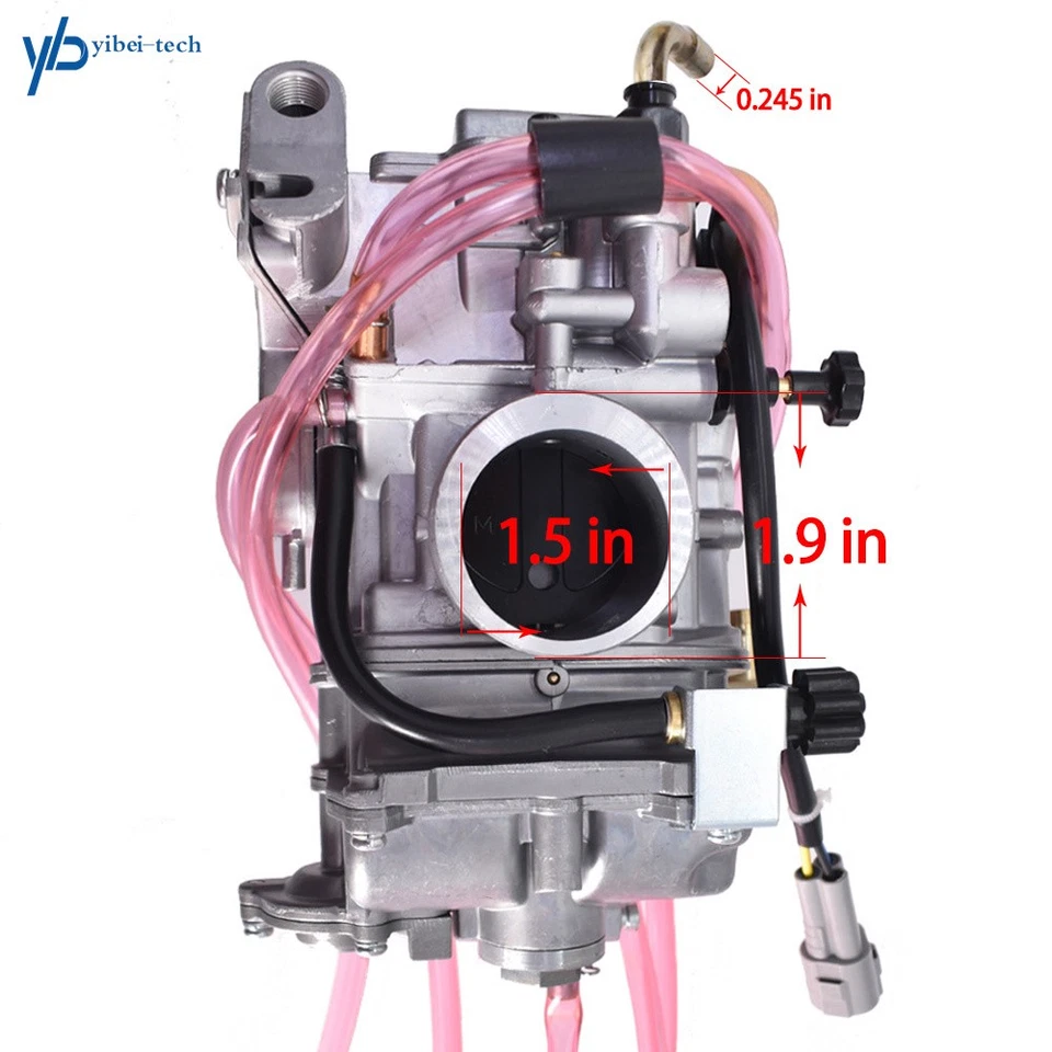 Carburetor For Kawasaki KX250F FCR38mm 2004-2010 Suzuki RMZ250 2004-2009 - Image 4 of 4