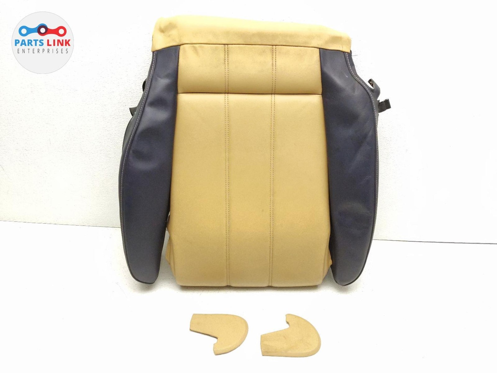 2016-20 BENTLEY BENTAYGA FRONT LEFT SEAT COVER CUSHION BOTTOM LEATHER TRIM BLUE