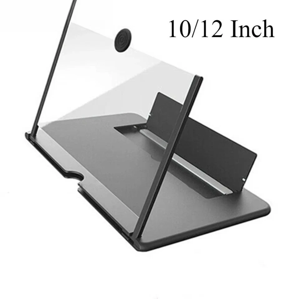 10/12inch Mobile Phone Screen Magnifier 3D HD Video Amplifier Stand New Model UK - Image 4 of 4