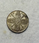 GREAT BRITAIN FLORIN 1919 XF SILVER BRITISH COIN ( stock# 64)
