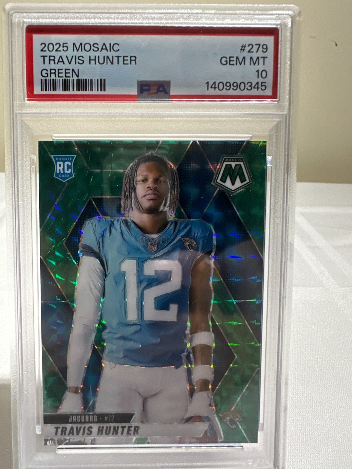 Travis Hunter Panini Mosaic #279 Green