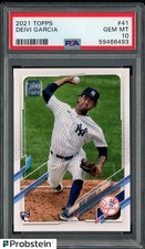 2021 Topps #41 Deivi Garcia New York Yankees RC Rookie PSA 10 GEM MINT