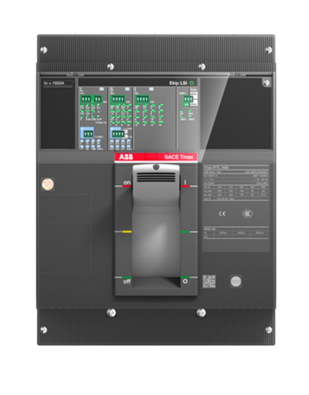 ABB XT7S 1000 Sace Tmax 3-Pole Circuit Breaker Ekip Dip LSI ...