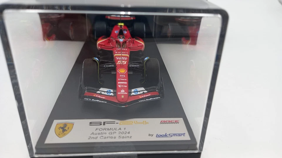 LSF1068 Looksmart Ferrari SF-24 C. Sainz Austin GP 2024 1/43 - Immagine 2 di 4