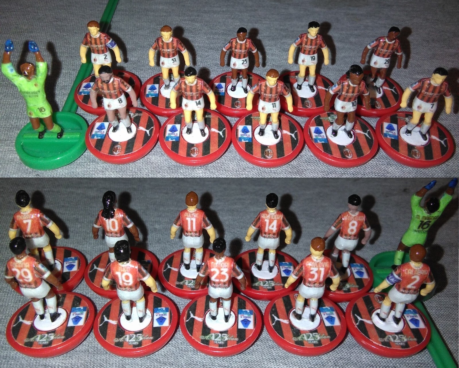Subbuteo - AC Milan Serie A 2024/25 Decals - Base Subbuteo Hasbro