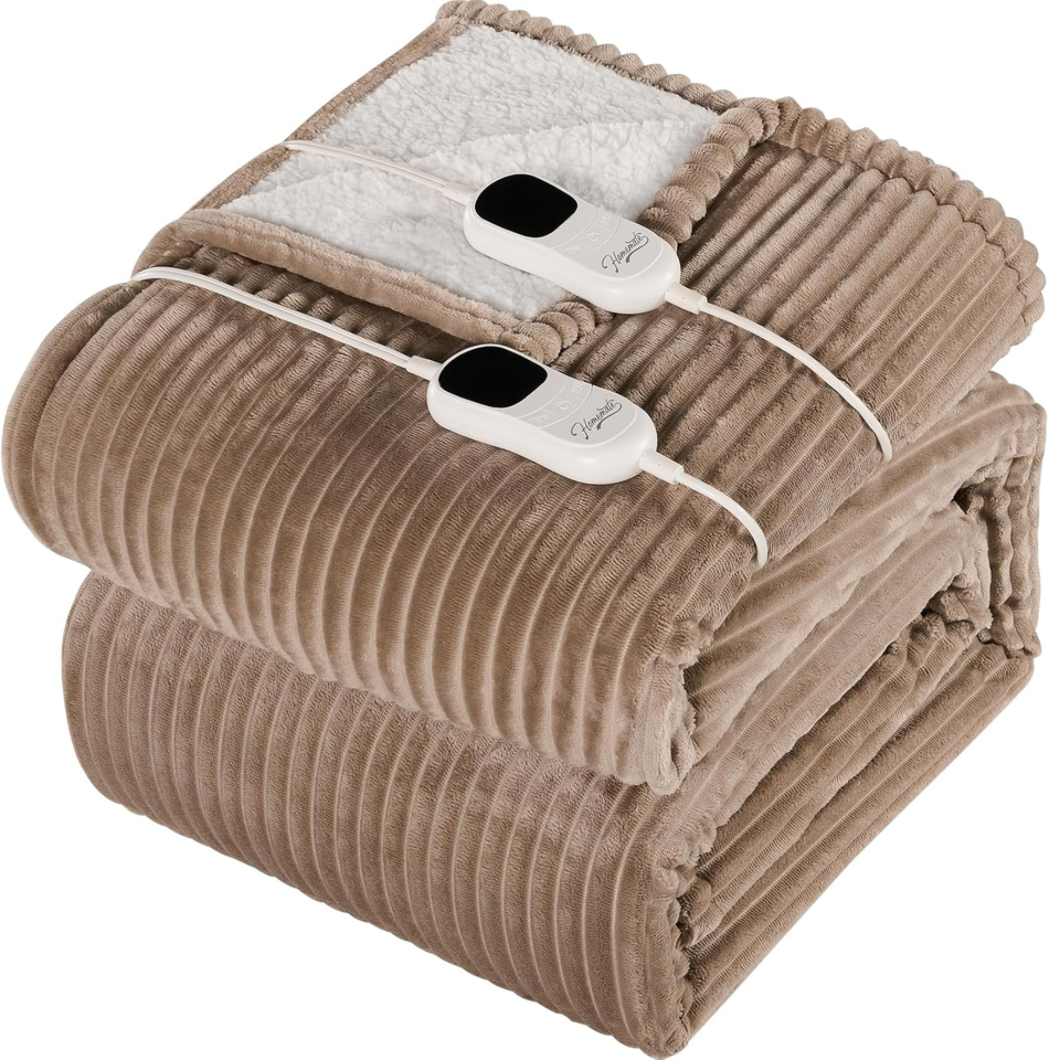 Electric Blanket Queen Size 84"X90" Heated Blanket Queen Size 1/2/4/6