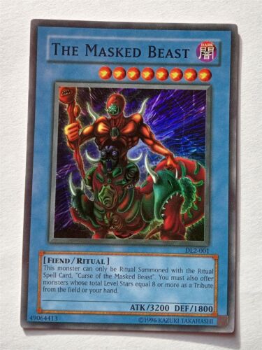 YuGiOh - The Masked Beast - DL2-001 - Super Rare Holo - LP - Picture 1 of 1