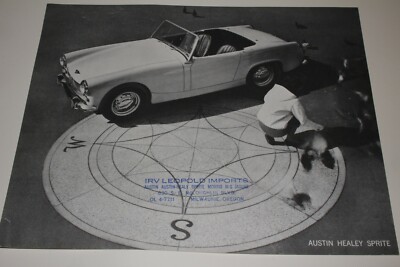 1961 Austin Healey Sprite Factory Data Sheet, Original