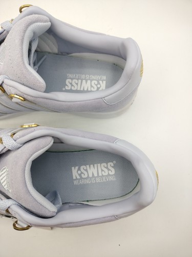 K-Swiss Classic VN Wildleder Leder Schuh Sneaker Low Damengröße 8,5 Xenon blau weiß - Bild 6 von 14