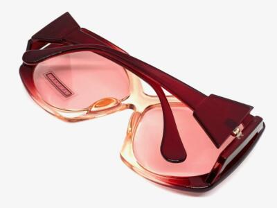 Vintage Red and pink glasses frames #accessorize #sunglasses #retrostyle OVERSIZE Classic Vintage Retro Style SUNGLASSES X Large Huge  main image 2