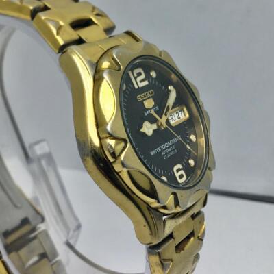 Seiko 5 Sports Automatic 7S36-00M0 Day/Date Vintage Men's Watch