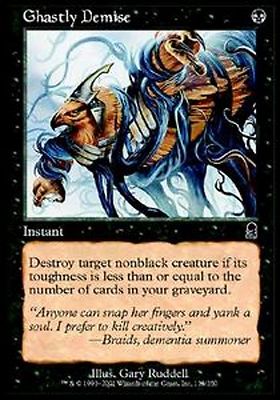*MRM* FR/VF 4x DC��s abominable ( Ghastly Demise ) MTG ODY