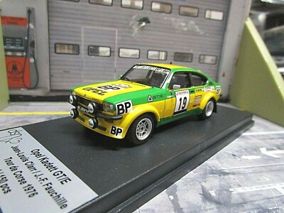 OPEL C Kadett GT/E Coupe Rallye Tour de Corse 1976 #19 Clarr Fau BP Trofeu 1:43 