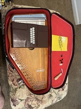 Vintage Oscar Schmidt Autoharp With Case