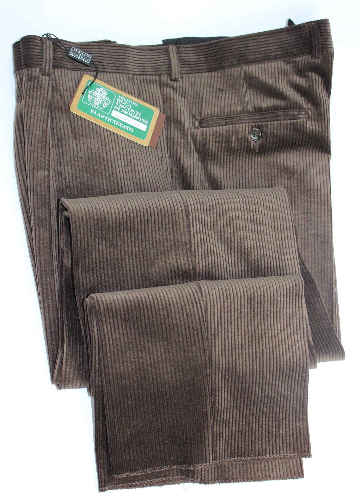 Pantaloni Di Velluto A Coste Da Uomo Pantaloni Casual Dalla - Foto 4