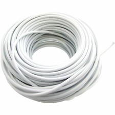 30m 100ft White Window Net Flexible Plastic Wire Cord Curtain Wire Cable New