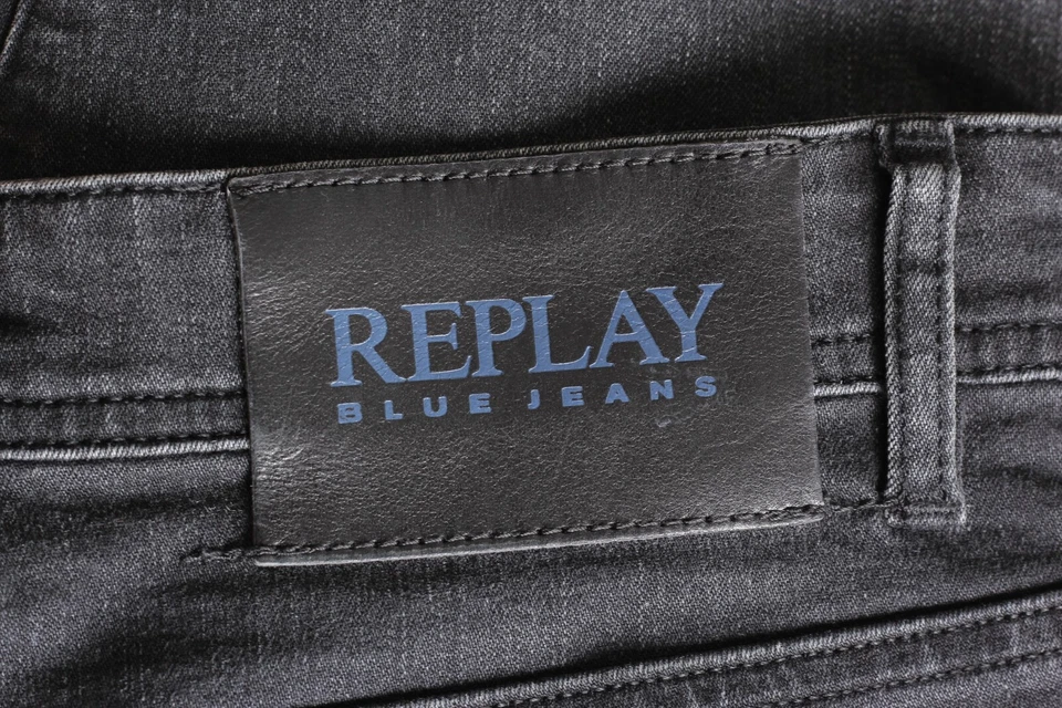 REPLAY RBJ.901 Stretch Denim Shorts Men Size W32 DZ6686 - Image 3 of 4