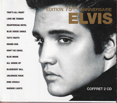 ELVIS PRESLEY Edition 75ieme Anniversaire 2-DISC CD Coffret Box 75th Anniversary