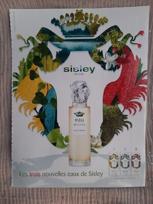 Perfume Paper Advertising. 2009 Ad Sisley Eau de Sisley Perfume