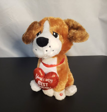 Gemmy 10 in Animated Valentine Puppy Dog Sings You're My Best Friend 