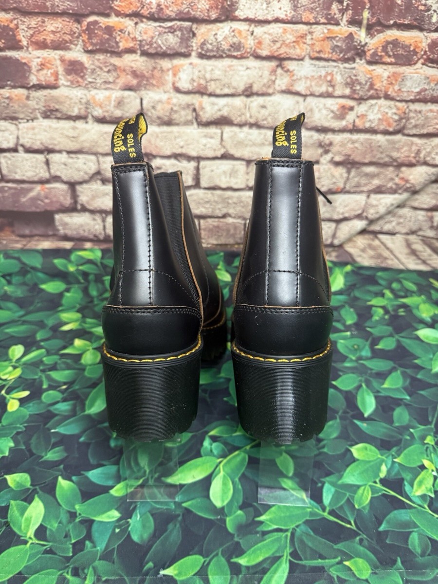 Dr Martens Rometty II Quad Platform Chelsea Boots Black