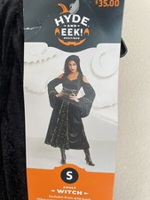 NWOT Target Hyde  Eek Witch Costume Dress Adult Size Small 4-6