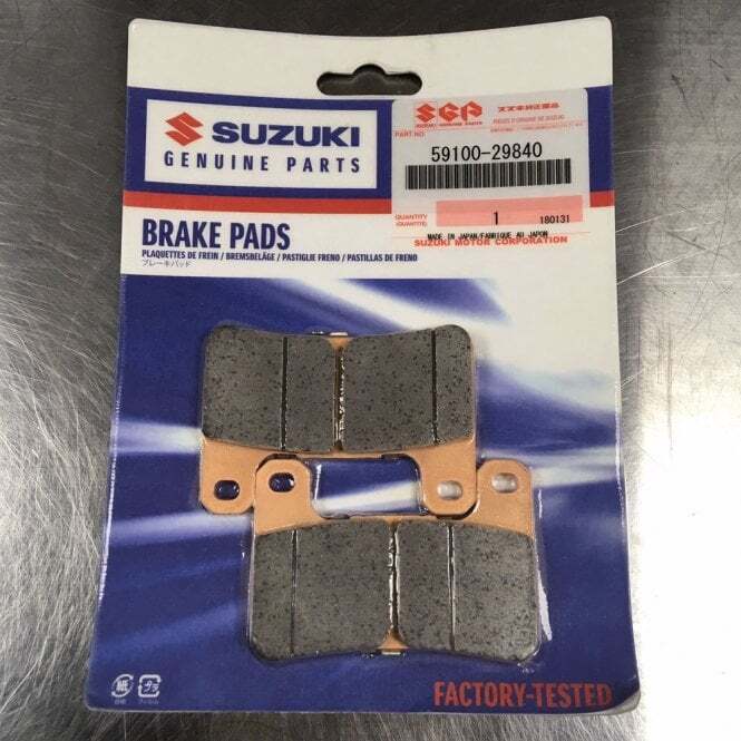 Suzuki Genuine Part FRONT Brake Pad & Shim Set (GSXR1000/600/750