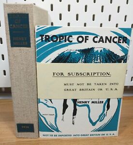 TROPIC OF CANCER by MILLER, Henry: Fine Hardcover (1961 