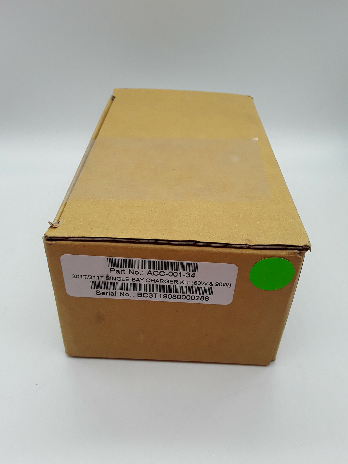 Single-bay Battery Charger Kit ACC-001-34