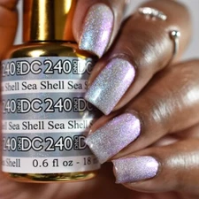 DND DC Soak Off Gel Polish .5oz - Mermaid #240 Sea Shell